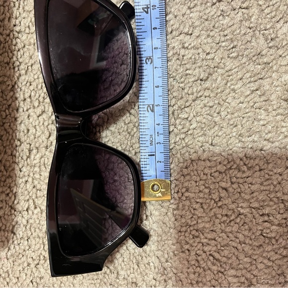 women’s V sunglasses black square designer fashion - Picture 8 of 9